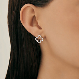 Серьги SOKOLOV - Серебро 925, Фианит (арт. 94027122)