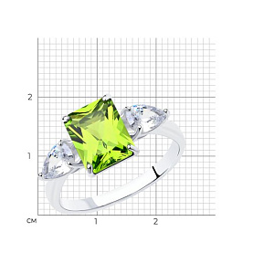 Кольцо SOKOLOV - Серебро 925, Фианит (арт. 92011286)