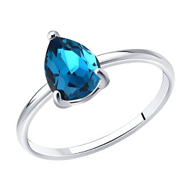 Кольцо Diamant - Серебро 925, Кристалл (арт. 94-110-00220-3)