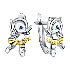 Серьги Talant - Серебро 925, Фианит (арт. 13-7М-0004-17310)