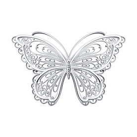 Брошь Diamant - Серебро 925 (арт. 94-140-00674-1)