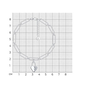 Браслет SOKOLOV - Серебро 925, Фианит (арт. 94051162)