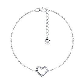 Браслет SOKOLOV - Серебро 925, Фианит (арт. 94051017)