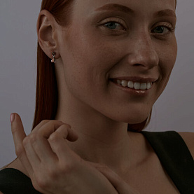 Серьги SOKOLOV - Серебро 925, Гранат (арт. 92022557)