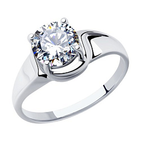 Кольцо SOKOLOV - Серебро 925, Фианит (арт. 94012878)