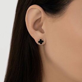 Серьги SOKOLOV - Золото 585, Оникс (арт. 729084)