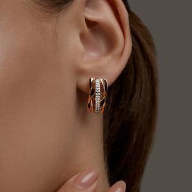 Серьги SOKOLOV - Серебро 925, Фианит (арт. 93022548)