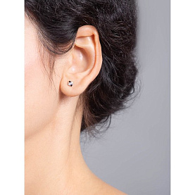 Серьга Галатея - Серебро 925, Фианит (арт. 3009.2)