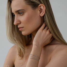 Колье Красцветмет - Серебро 925 (арт. НХ22-2020-3#0.60)