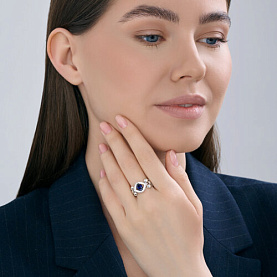 Кольцо SOKOLOV - Серебро 925, Фианит (арт. 94014699)