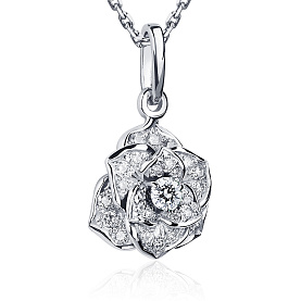 Подвеска Platinum Lab. - Платина 950, Бриллиант (арт. ПП-040-02)