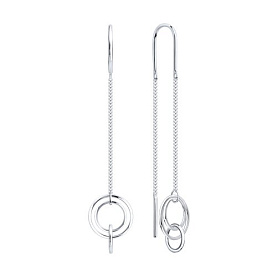 Серьги Diamant - Серебро 925 (арт. 94-123-00113-1)