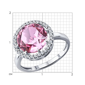 Кольцо Diamant - Серебро 925, Кристалл (арт. 94-110-00513-1)