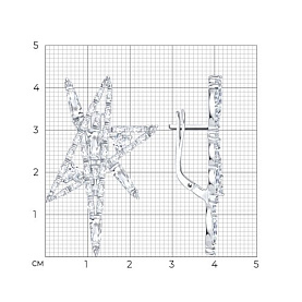 Серьги SOKOLOV - Серебро 925, Фианит (арт. 94027553)