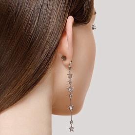 Серьги SOKOLOV - Серебро 925, Фианит (арт. 94025292)