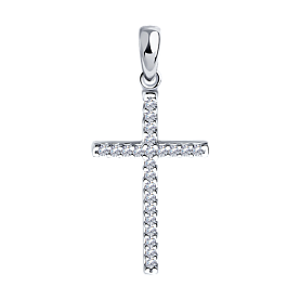 Подвеска SOKOLOV - Серебро 925, Фианит (арт. 94032871)