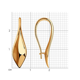 Серьги Diamant - Серебро 925 (арт. 93-120-00845-1)