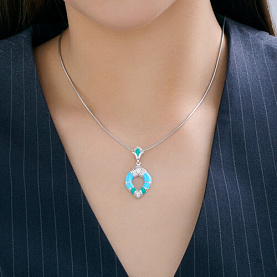 Подвеска Diamant - Серебро 925, Эмаль (арт. 94-130-00040-1)