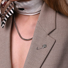 Булавка Talant - Серебро 925, Фианит (арт. 61-72-0001-25833)