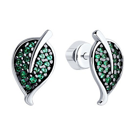 Серьги SOKOLOV - Серебро 925, Фианит (арт. 94026468)