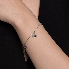 Браслет SOKOLOV - Серебро 925, Фианит (арт. 94051188)