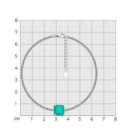 Браслет SOKOLOV - Серебро 925, Фианит (арт. 94051117-91)