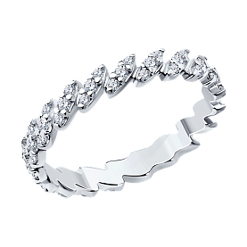 Кольцо SOKOLOV - Серебро 925, Фианит (арт. 94013687)