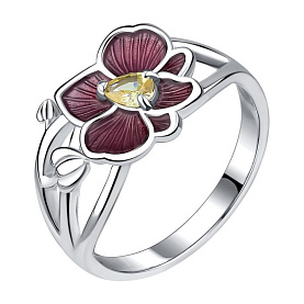 Кольцо Talant - Серебро 925, Фианит, Эмаль (арт. 20-79-0005-17126)