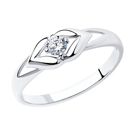 Кольцо SOKOLOV - Серебро 925, Фианит (арт. 94011585)