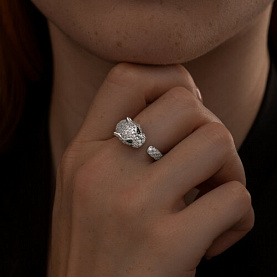 Кольцо SOKOLOV - Серебро 925, Фианит (арт. 94013837)