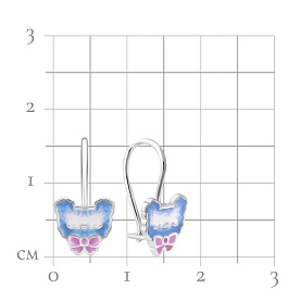 Серьги Talant - Серебро 925, Эмаль (арт. 13-79-0000-27968)