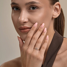 Кольцо Diamant - Золото 585, Фианит (арт. 51-110-01387-1)