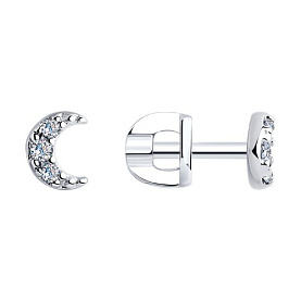 Серьги SOKOLOV - Серебро 925, Фианит (арт. 94025912)