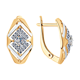 Серьги SOKOLOV - Серебро 925, Фианит (арт. 93020926)