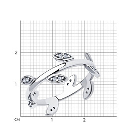 Кольцо Diamant - Серебро 925, Фианит (арт. 94-110-01050-1)