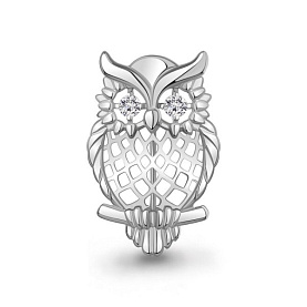 Брошь Аквамарин - Серебро 925, Фианит (арт. 77491А.5)