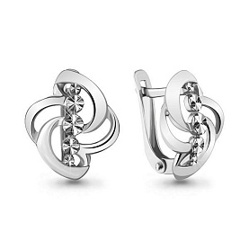 Серьги Аквамарин - Серебро 925 (арт. 33690.5)