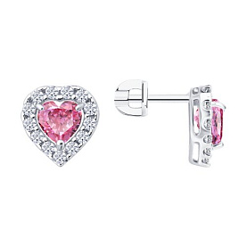 Серьги SOKOLOV - Серебро 925, Фианит (арт. 94027365)