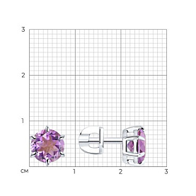 Серьги SOKOLOV - Серебро 925, Синтетический ситалл (арт. 92022837)