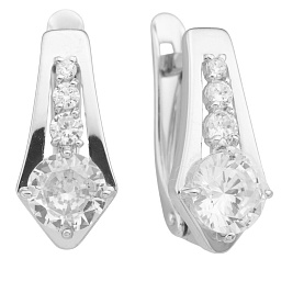 Серьги EFREMOV - Серебро 925, Фианит (арт. 12100112964-501)