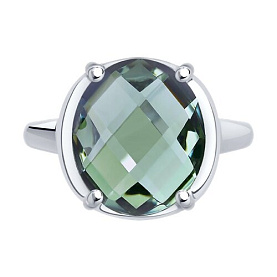 Кольцо SOKOLOV - Серебро 925, Синтетический кварц (арт. 92012178)