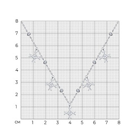 Колье SOKOLOV - Серебро 925, Фианит (арт. 94071243)