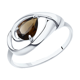 Кольцо Diamant - Серебро 925, Раухтопаз (арт. 94-310-00594-4)