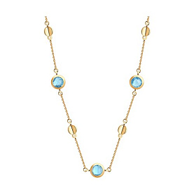 Колье SOKOLOV - Золото 375, Топаз (арт. 37770278)