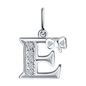 Подвеска SOKOLOV - Серебро 925, Фианит (арт. 94030473)