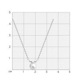 Колье Diamant - Серебро 925, Жемчуг синтетический (арт. 94-170-02369-1)