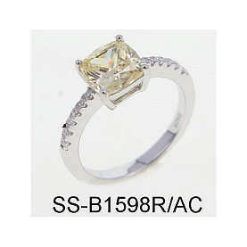 Кольцо Фиделис - Серебро 925, Фианит (арт. SS-B1598RAC-ye)