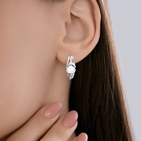 Серьги Diamant - Серебро 925, Фианит (арт. 94-120-00019-1)