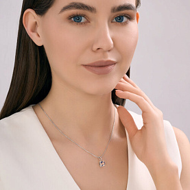 Подвеска Diamant - Серебро 925, Кристалл (арт. 94-130-02383-2)