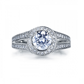 Кольцо Platinum Lab. - Платина 950, Бриллиант (арт. ПК-060-01)